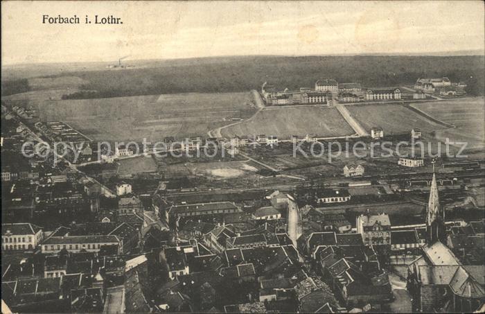 Forbach Lothringen Fliegeraufnahme