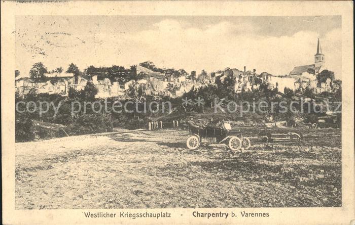 Charpentry Westlicher Kriegsschauplatz 1. Weltkrieg Grande Guerre