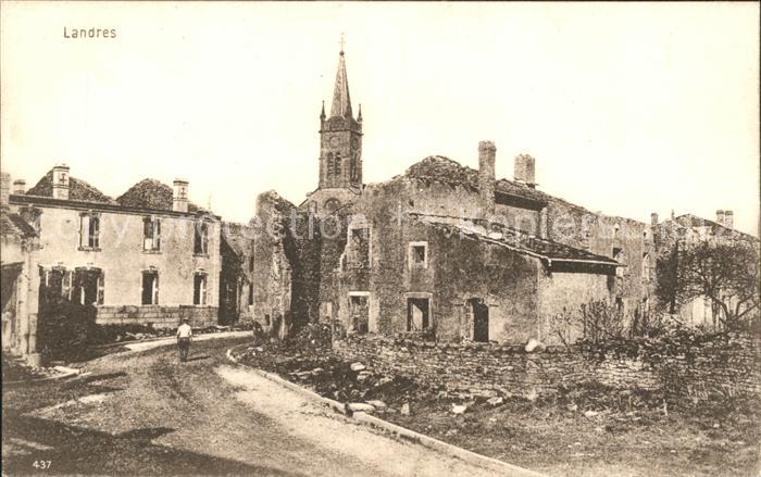 Landres Ruines Grande Guerre 1. Weltkrieg