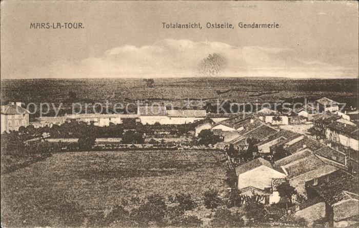 Mars-la-Tour Ansicht Ostseite Gendarmerie