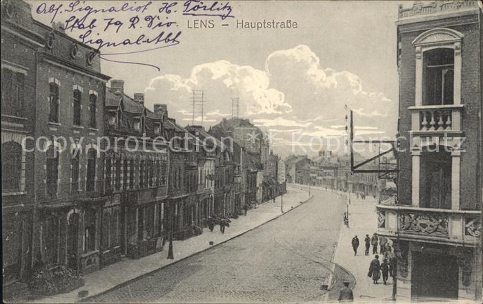 Lens Pas-de-Calais Hauptstrasse Rue Principale