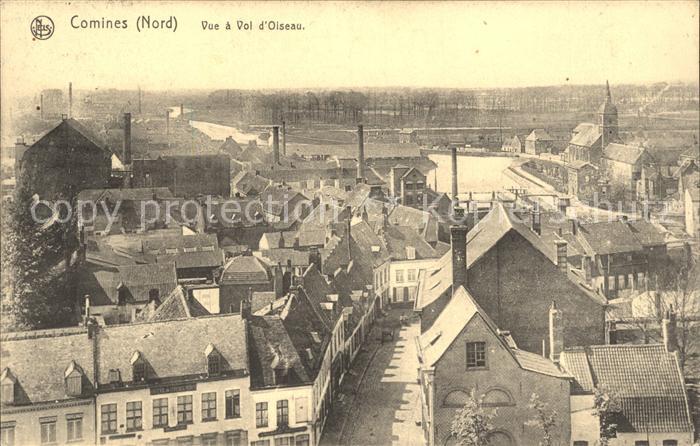 Comines Lille Vue a vol d oiseau