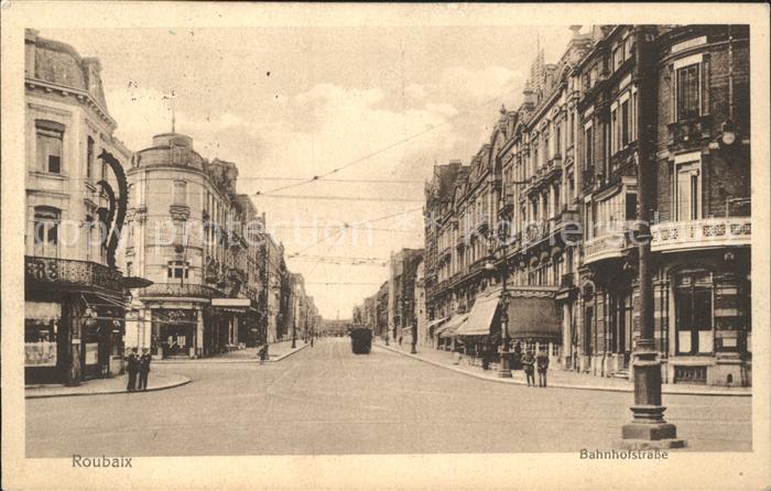 Roubaix Bahnhofstrasse Rue de la Gare