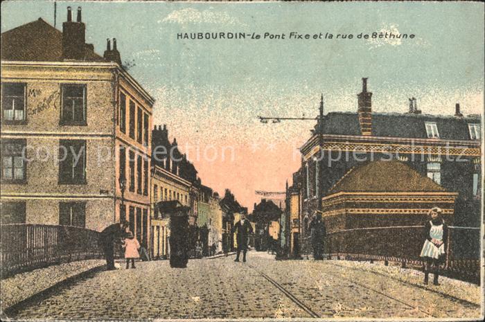 Haubourdin Pont Fixe Rue de Bethune