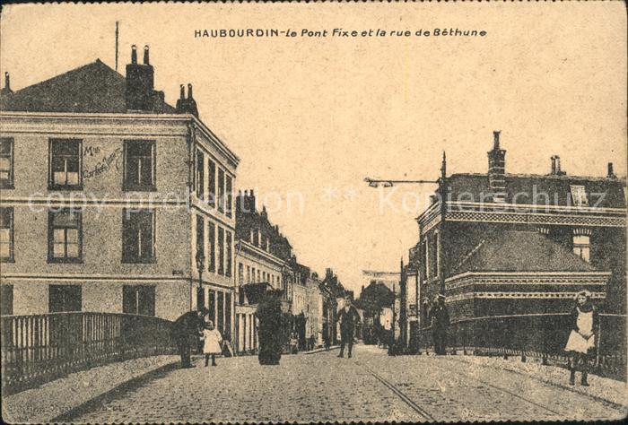 Haubourdin Pont Fixe et Rue de Bethune