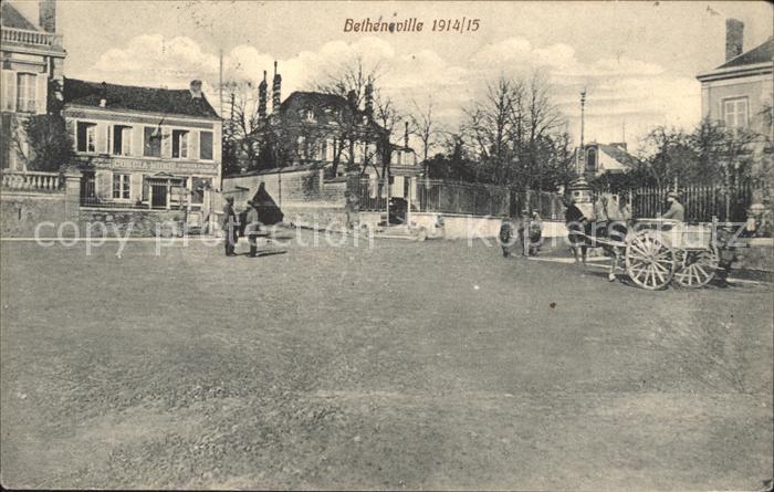 Betheniville Feldzug 1914/15 Platz 1. Weltkrieg Grande Guerre