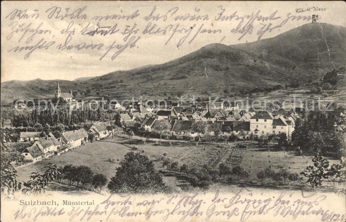 Sulzbach Haut-Rhin Panorama Muenstertal
