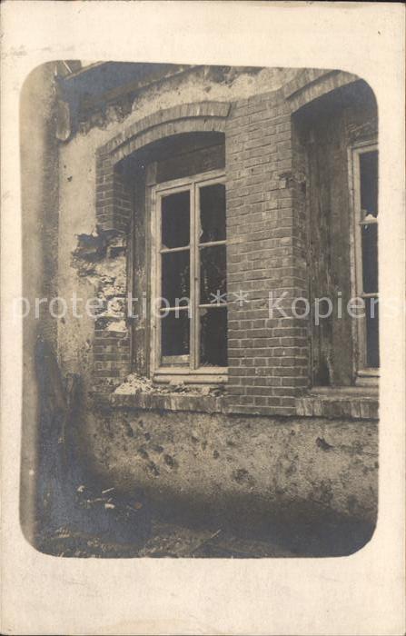 Sennheim zerstoertes Haus