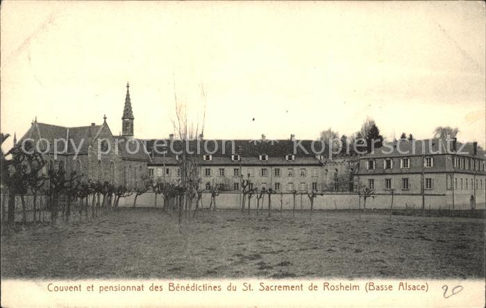 Rosheim Elsass Lothringen Convent et Pensionnat des Benedictines du St Sacrement