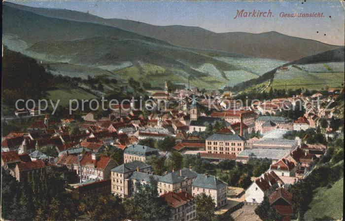 Markirch Gesamtansicht Vogesen