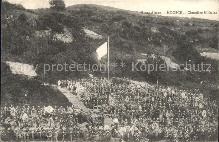 Moosch Haut Rhin Alsace Cimetiere Militaire Soldatenfriedhof