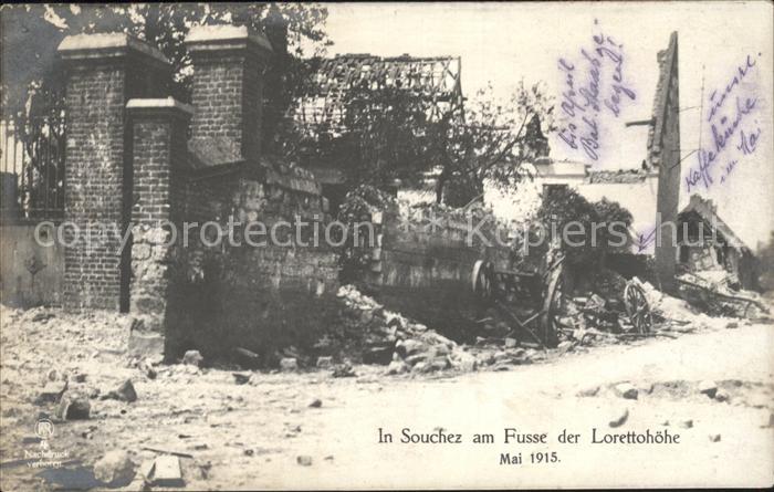 Souchez am Fusse der Lorettohöhe 1. Weltkrieg G