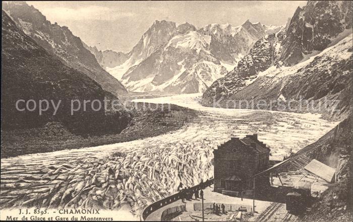 Chamonix Mer de Glace et Gare du Montenvers Eismeer Gletscher