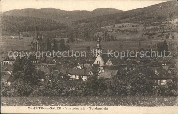 Woerth-sur-Sauer Vue generale Eglise Kirche