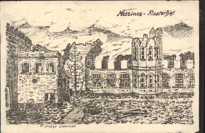 Messines Klosterhof Kuenstlerkarte