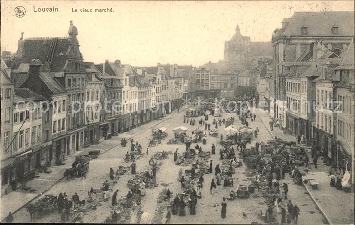 Louvain Flandre Le vieux Marche