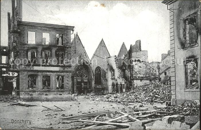Donchery Westlicher Kriegsschauplatz 1. Weltkrie