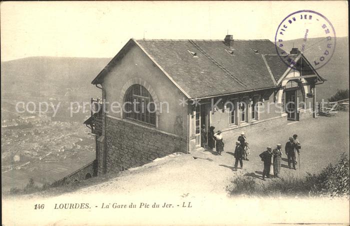 Lourdes Hautes Pyrenees La Gare du Pic du Jer