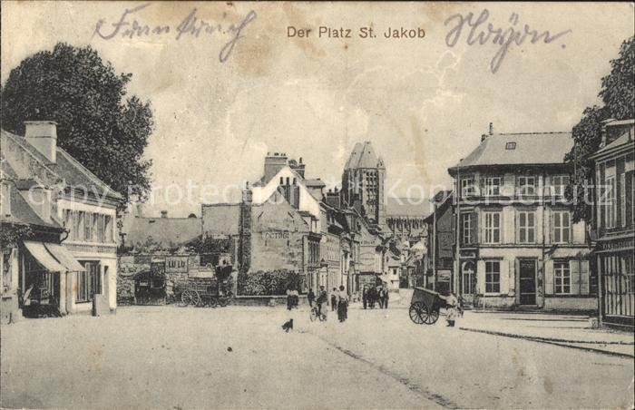 Noyon Oise Der Platz St Jakob 1. Weltkrieg Grande Guerre