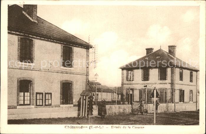 Chateaudun Entree de la Caserne Wache