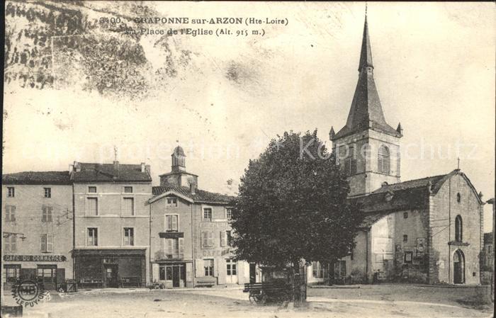 Craponne-sur-Arzon Place de l'Eglise