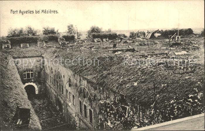 Mezieres-Charleville Fort Ayvelles 1. Weltkrieg Grande Guerre Nr. 102