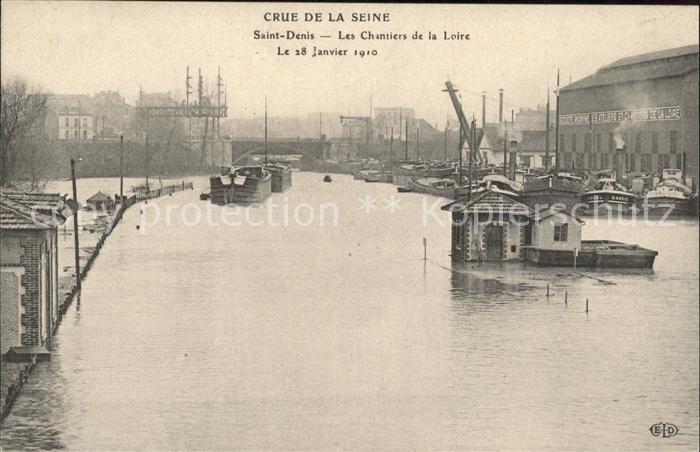 Paris Crue de la Seine Inondations Janvier 19
