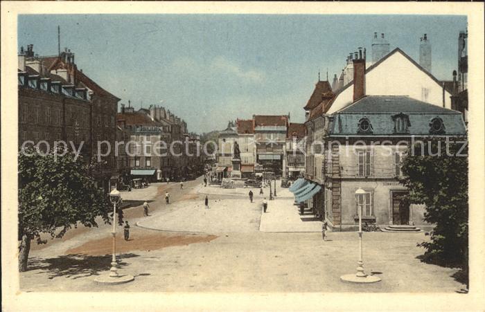 Lons-le-Saunier Jura Place de la Liberte Monument