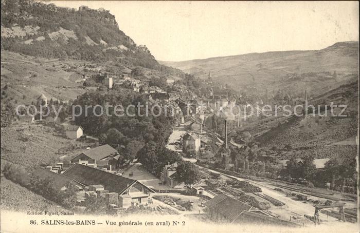 Salins-les-Bains Vue generale