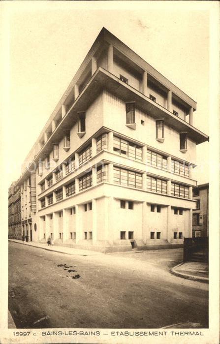 Bains-les-Bains Etablissement Thermal