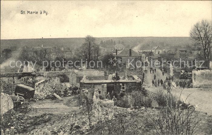Sainte-Marie-a-Py Truemmer 1. Weltkrieg Grande Guerre Nr. 277