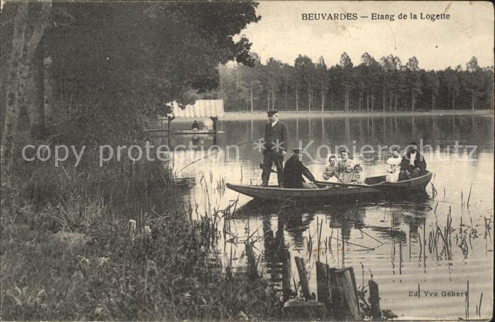 Beuvardes Etang de la Logette Bateau