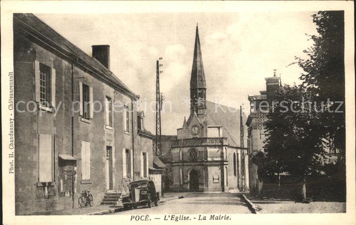 Poce-sur-Cisse Eglise Mairie