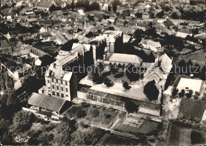 Solesmes Nord Le Seminaire vue aerienne