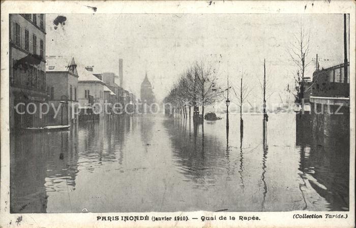 Paris Inondations Janvier 1910 Hochwasser Katastrophe