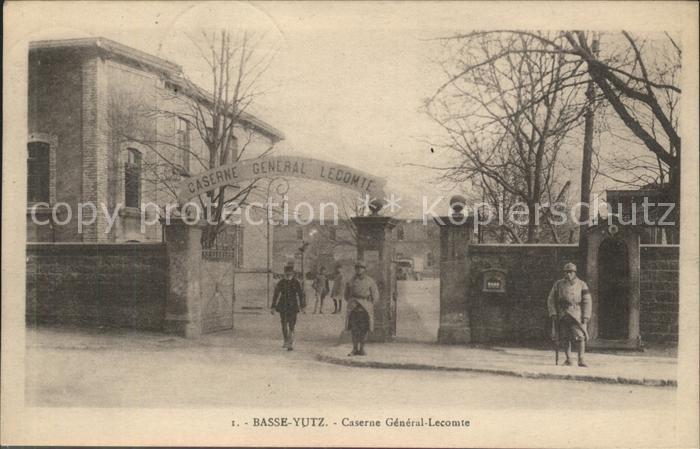 Basse-Yutz Caserne General Lecomte Soldats
