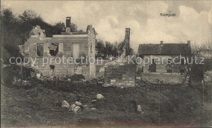Nampcel Ruines Grande Guerre 1. Weltkrieg Nr. 456