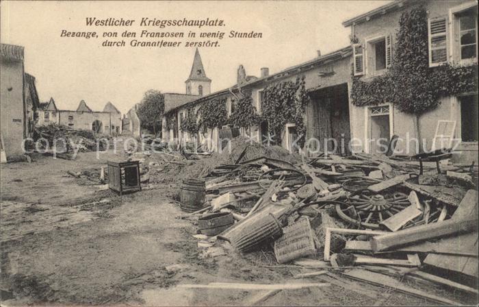 Bezange-la-Petite Westlicher Kriegsschauplatz 1. Weltkrieg Grande Guerre