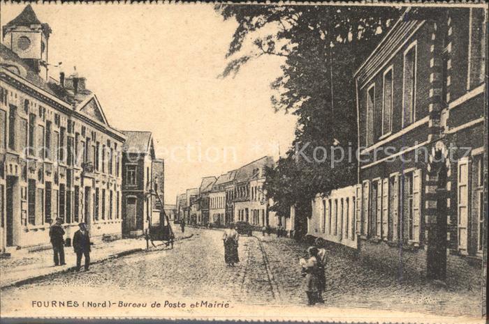 Fournes-en-Weppes Bureau de Poste et Mairie