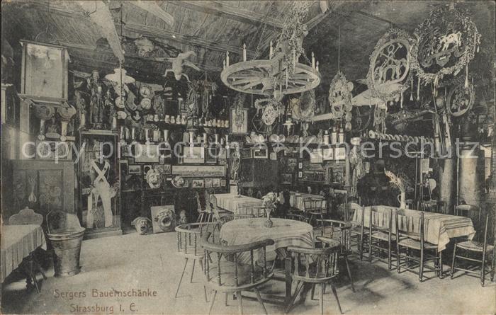 Strassburg Elsass Sergers Bauernschaenke