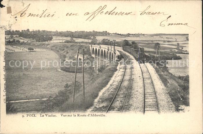 Poix-de-Picardie Viaduc Chemin de Fer Route d Abbeville
