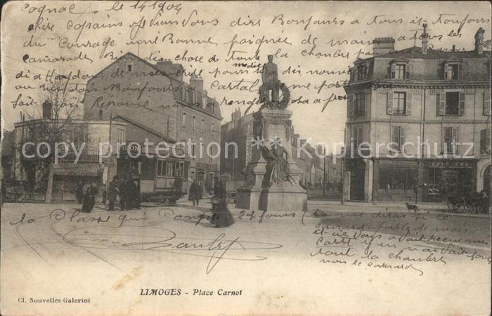 Limoges Haute Vienne Place Carnot Monument