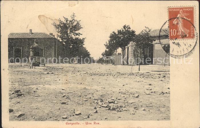 Geryville Une Rue Stempel auf AK