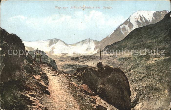 Ortler Weg zur Schaubachhuette