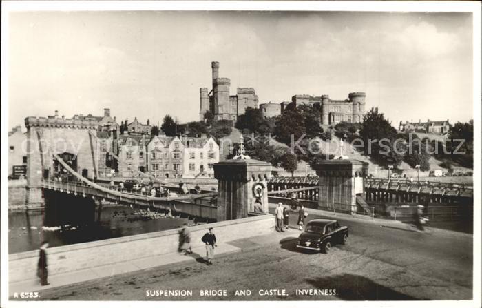 Inverness Highland Suspension Bridge and Castle