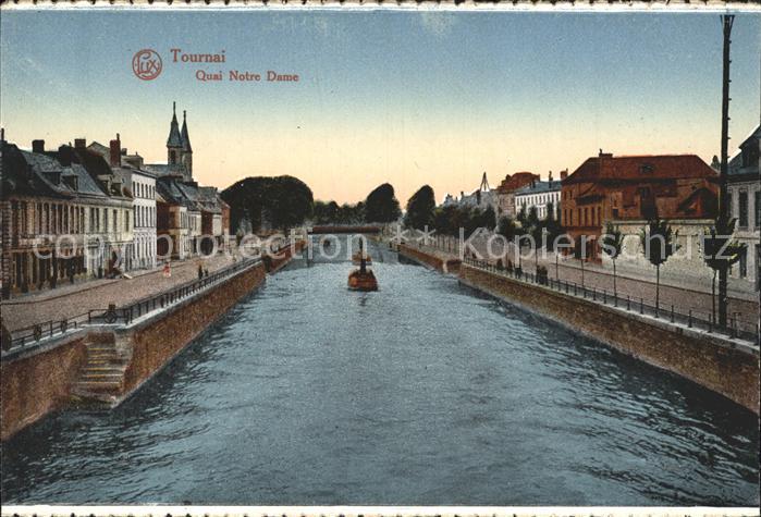 Tournai Hainaut Quai Notre Dame