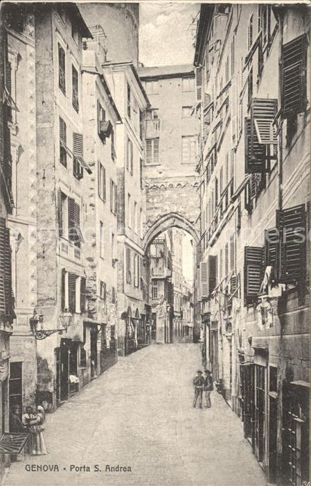 Genova Genua Liguria Porta S. Andrea