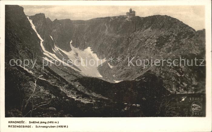 Krkonose Schneegruben Riesengebirge
