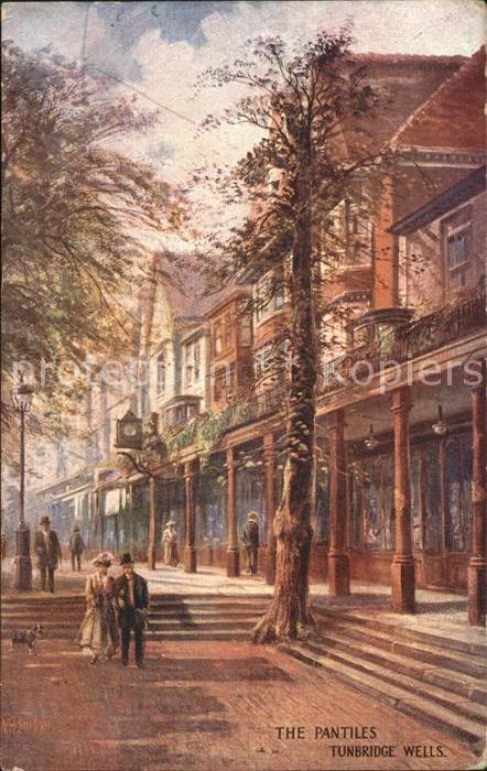 Tunbridge Wells The Pantiles Kuenstlerkarte