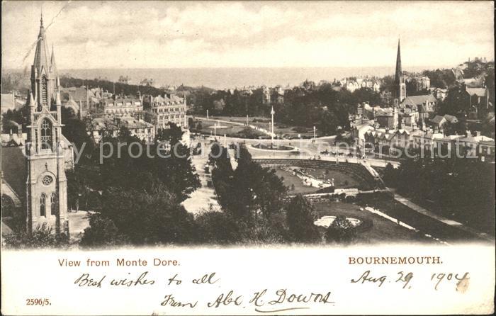 Bournemouth View from Monte Dore